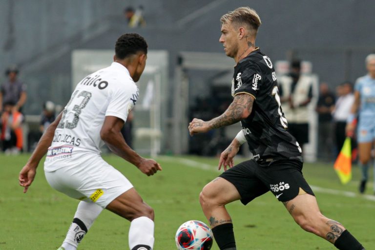 Santos x Corinthians - Foto Reprodução do Twitter