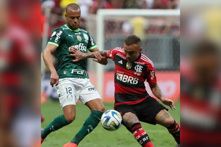 Palmeiras x Flamengo - Foto Reprodução do Twitter