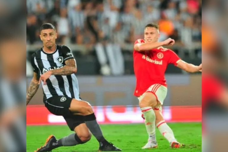 Botafogo x Internacional - Foto Reprodução do Twitter