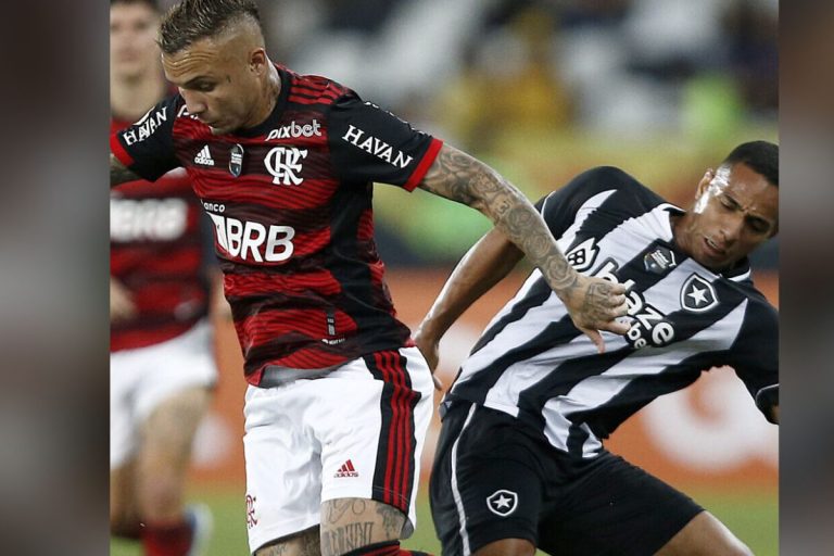 Botafogo x Flamengo - Foto Reprodução do Twitter