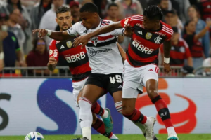 Flamengo x São Paulo - Foto Reprodução do Twitter